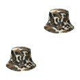 thumbnail image 1 of Baohd 1/2/3/5 Polyester Breathable Fisherman Cap For Sun Protection And Comfort Sunscreen Fisherman Cap Hat Summer disruptive pattern1 58cm 2PCS, 1 of 6