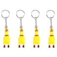 thumbnail image 1 of 4pcs Squeeze Screaming Chicken Keychain Funny Chicken Pendant For Keys Bags Phones, 1 of 2