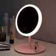 thumbnail image 5 of Espejo de maquillaje LED, venta al por mayor, espejo de tocador inteligente, espejo de escritorio con lámpara, espejo de maquillaje para estudiantes, espejo de belleza para dormitorio, 5 of 5