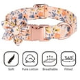 thumbnail image 3 of Ameitech Cat Collar Breakaway with Cute Removable Bow Tie Cat Kitten Dog,Orange M, 3 of 7
