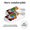 thumbnail image 6 of Yiaed Gnomes Are Holding School Supplies Print Slippers Fuzzy Warm Cozy Slippers Non Slip House Slippers For Indoor Outdoor Slippers House Slippers-8, 6 of 7