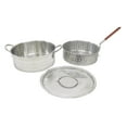 thumbnail image 2 of Chard 10.5 Qt. Aluminum Pot With Strainer Basket, 2 of 5