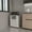 96#White, variant on DUOSONG Correy 4-Shelf Microwave Cabinet With Caster White White Particle Board Furniture Dining Furniture Kitchen Islands & Carts