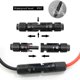 thumbnail image 4 of Conector solar, conector mc4, conector PV, conector solar fotovoltaico, conectores de cable de panel solar macho/hembra, sello impermeable, para panel solar fotovoltaico, 4 pares esquí esquí Gafas de esquí, 4 of 5