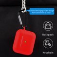 thumbnail image 5 of Compatible con funda protectora de silicona para funda (1 paquete) rojo, 5 of 5