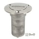thumbnail image 1 of Relleno de cubierta de acero inoxidable 316, ángulo recto, 1,5 pulgadas, hardware de llenado de barcos con llave para residuos de yates, 1 of 8