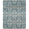 thumbnail image 3 of SAFAVIEH Evoke Ksenija Floral Vines Area Rug, Ivory/Blue, 9' x 12', 3 of 6