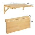 Wall Mounted Folding Table Fold Down Table Workbench Drop Leaf Table