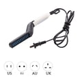 thumbnail image 4 of Advancent Cepillo de pelo portátil para hombres, alisador de barba, Mini rizador, cepillo de pelo, salón de estilismo multifuncional, herramientas de Electrodomésticos  enchufe de EE. UU. Advancent HA022514-02B, 4 of 6