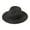 Black, variant on Western Ribbon Straw Sun Hat Women Bohemian Vacation Hat Wide Brims Travel Panama Hat Beachwear for Leisure Outfit