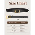 thumbnail image 2 of Timarkment Womens Belts Black Belts for Women with Gold Buckle Womens Belts for Jeans ,Black and Brown,2Pcs, 2 of 7