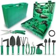 thumbnail image 3 of Garden Tools Set, 13pieces Gardening Tools With Green , Ergonomic Handle Trowel Rake Weeder Pruner Shears Sprayer, Garden Hand Tools With Carrying Cas, 3 of 5