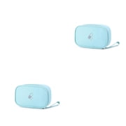 yingyy Medical Kit Fabrics Household Emergency First Aid Box Portable Capacity Storage Bag Children Pill Pouch Survival Car Blue Small Size 2Set