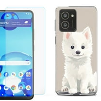 For HMD Vibe Shockproof Phone Case Cover with Tempered Glass Screen Protector, by OneToughShield - Husky Joy