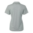 thumbnail image 5 of AllPro 4HM00L Women's Performance Mélange Polo-SILVER MELANGE-XL, 5 of 6