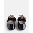 thumbnail image 3 of Wonder Nation Baby and Toddler Girls Tulle Bow Ballet Flats, 3 of 4