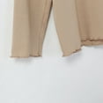 thumbnail image 5 of JUMESG Girls Long Sleeve Shirts Casual Ruffle Trim Crewneck Blouse Tops (Coffee,4-5 Years), 5 of 7