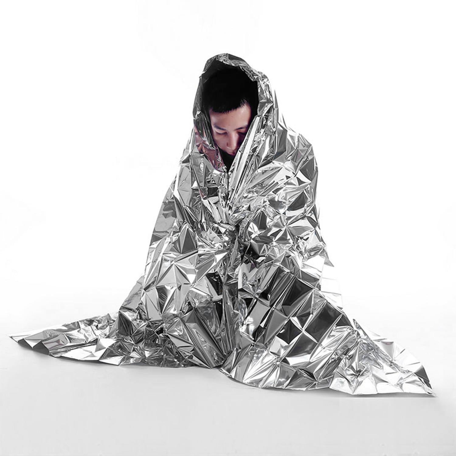 Individually wrapped Pack of 25 Thermal Emergency Blanket Foil Blanket 130 x210cm