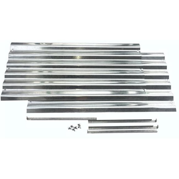 Alto Series Galvanized Metal Garden Bed Extension - Silver - 36 in. - Set of 2 - Expandable