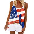 thumbnail image 2 of SMihono Hauts pour Femmes Débardeur Mode Été Col Rond Sans Manches Imprimé Décontracté Blouse Débardeur pour Femmes Hauts d'Été pour Femmes, 2 of 5