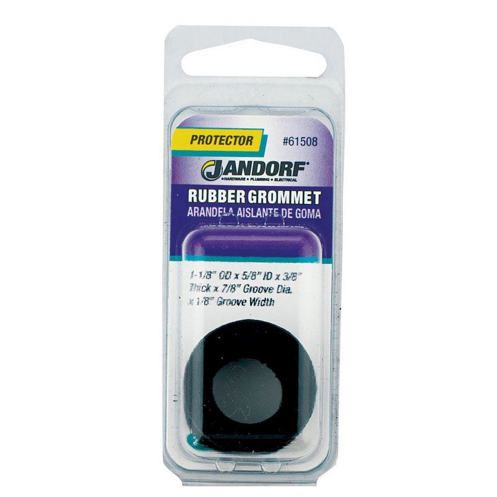 Jandorf  1-1/8 in. Dia. Rubber Grommet  2 pk