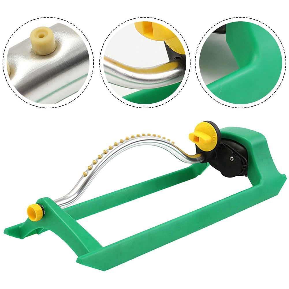 Dleader 18 Jets Oscillating Lawn Sprinkler Watering Garden Water Pipe Hose Connector Home Decor