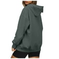 thumbnail image 5 of Otvok Womens Oversized Ears Hoodies Casual Long Sleeve Fleece Sweatshirts Pullover Sweaters Teen Girls Preppy Clothes, 5 of 6