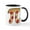 White/Black Inside, variant on CafePress - Pizza Pi - 11 oz Ceramic Mug - Novelty Coffee Tea Cup