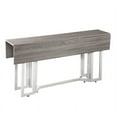 thumbnail image 6 of Holly & Martin Driness Drop-Leaf Table, Weathered Gray, 6 of 13