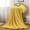 Yellow, variant on Under$1 27.6*39.4In Super Soft Warm Solid Warm Plush Fleece Blanket Throw Rug Sofa Bedding