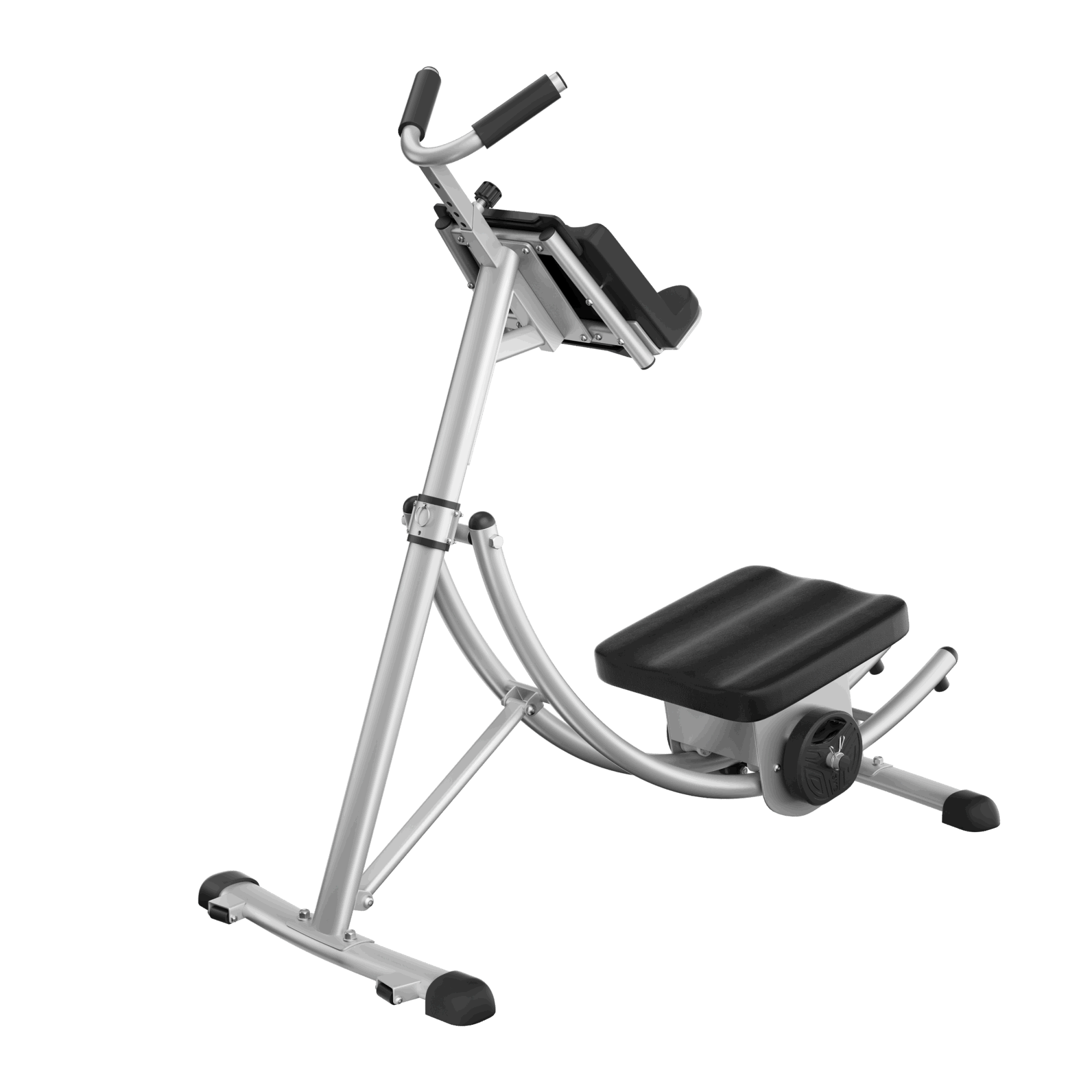 FEIKUQI 440LBS Deluxe ab machine, Folding abdominal crunch coaster Max ab workout equipment for