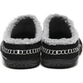thumbnail image 4 of Men's Warm House Slippers Cozy Moccassin Slippers for Men Non-Slip House Shoes Comfy Bedroom Suede Slippers with Rubber Sole Indoor Outdoor, 4 of 14