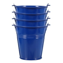 Raindrops 4Set Garden Bucket Blue 10X10X7in Round For Home Decor