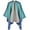 Blue, variant on ZhangBaoLin Women Shawl Wrap Cardigan Poncho Cape Open Front Thick Travel Sweater Coat Knit Blanket Scarf