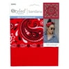 Styled Basics Red Paisley Bandana, Unisex, Adult, 100% Cotton, 22" x 22"