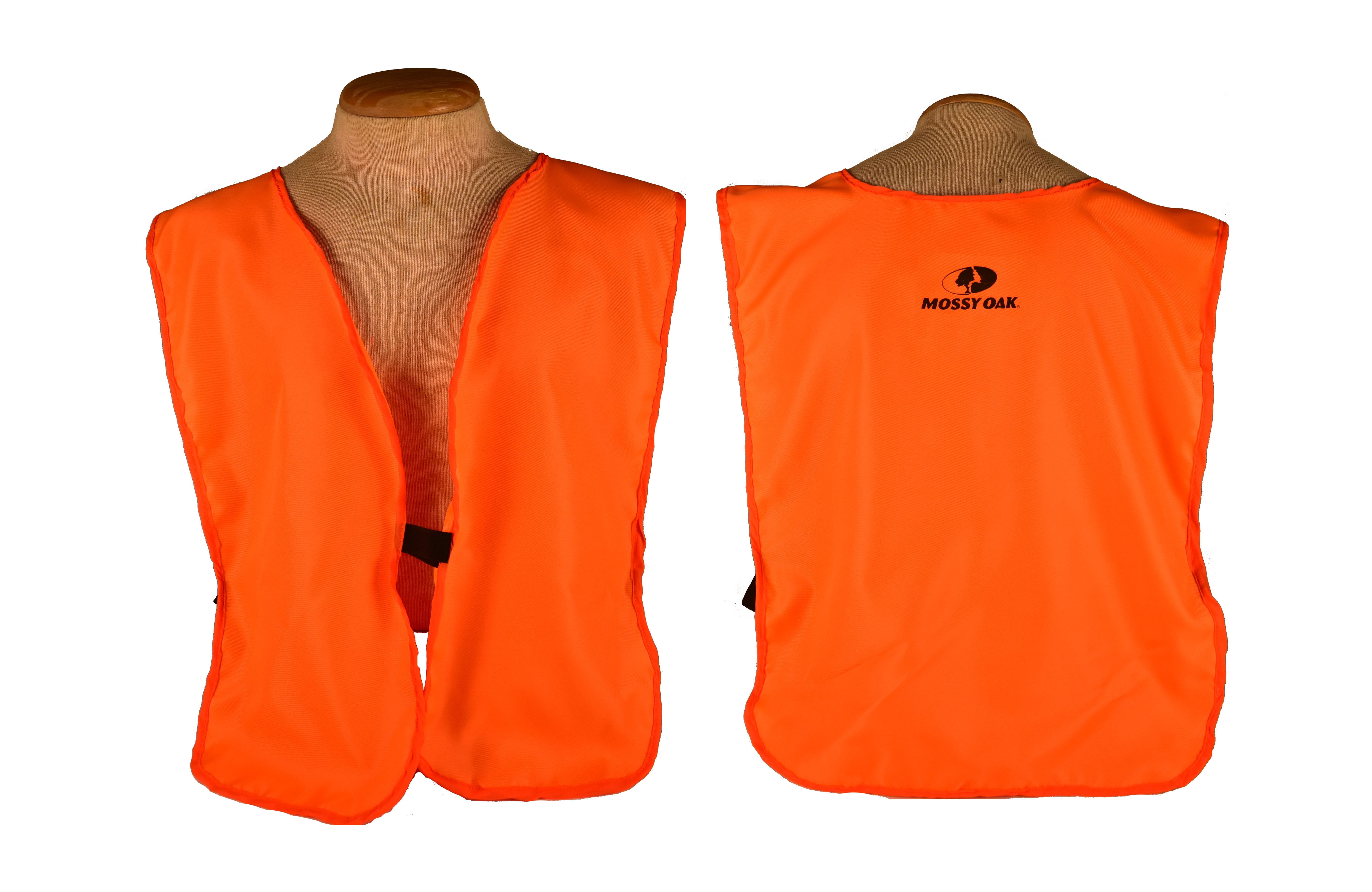Mossy Oak Safety Vest, XXL/3XL, Blaze Orange
