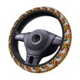 thumbnail image 4 of Balery Sloth on the Branch print Steering Wheel Covers Elastic Skidproof Steering Wheel Protective Cover Case for Men Women Universal 15 Inches Cars Accessories, 4 of 8