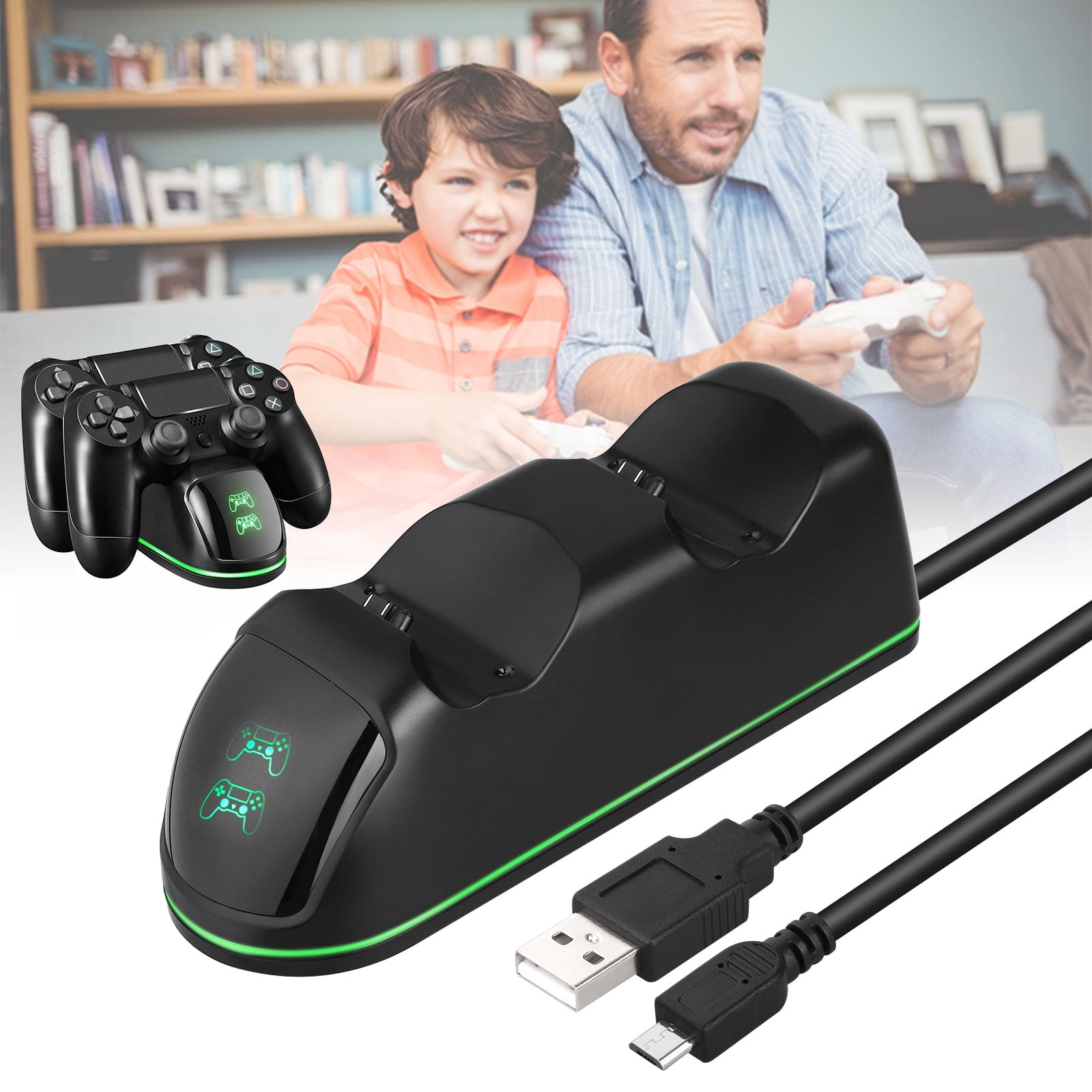 Fit For Ps4 Controller Charger Tsv Dual Usb Ps4 Controller Charging Station For Sony Playstation 4 Ps4 Ps4 Slim Ps4 Pro Charging Dock Stand Station Walmart Com Fit For Ps4 Controller Charger Tsv Dual Usb Ps4 Controller Charging Station For Sony Playstation 4 Ps4 Ps4 Slim Ps4 Pro Charging Dock Stand Station Walmart Com