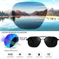 thumbnail image 6 of Joopin Polarized Aviator Sunglasses for Men Women Spring Hinge Metal UV400 Protection Sun Glasses (Black), 6 of 8