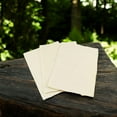 thumbnail image 2 of Handmade Lokta Card Stock 5x7 Inch Paper with Deckle Edge. Tree-Free Lokta Paper for Vintage Stationery, Printing, and Decorative Invitations (50 Sheets), 2 of 4