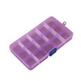 thumbnail image 2 of 15 Grids Transparent Earrings Ear Stud Jewelry Storage Box Container Organizer, 2 of 8