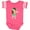 Football Pink and White, variant on Inktastic Brown Haired Hula Girl Girls Baby Bodysuit