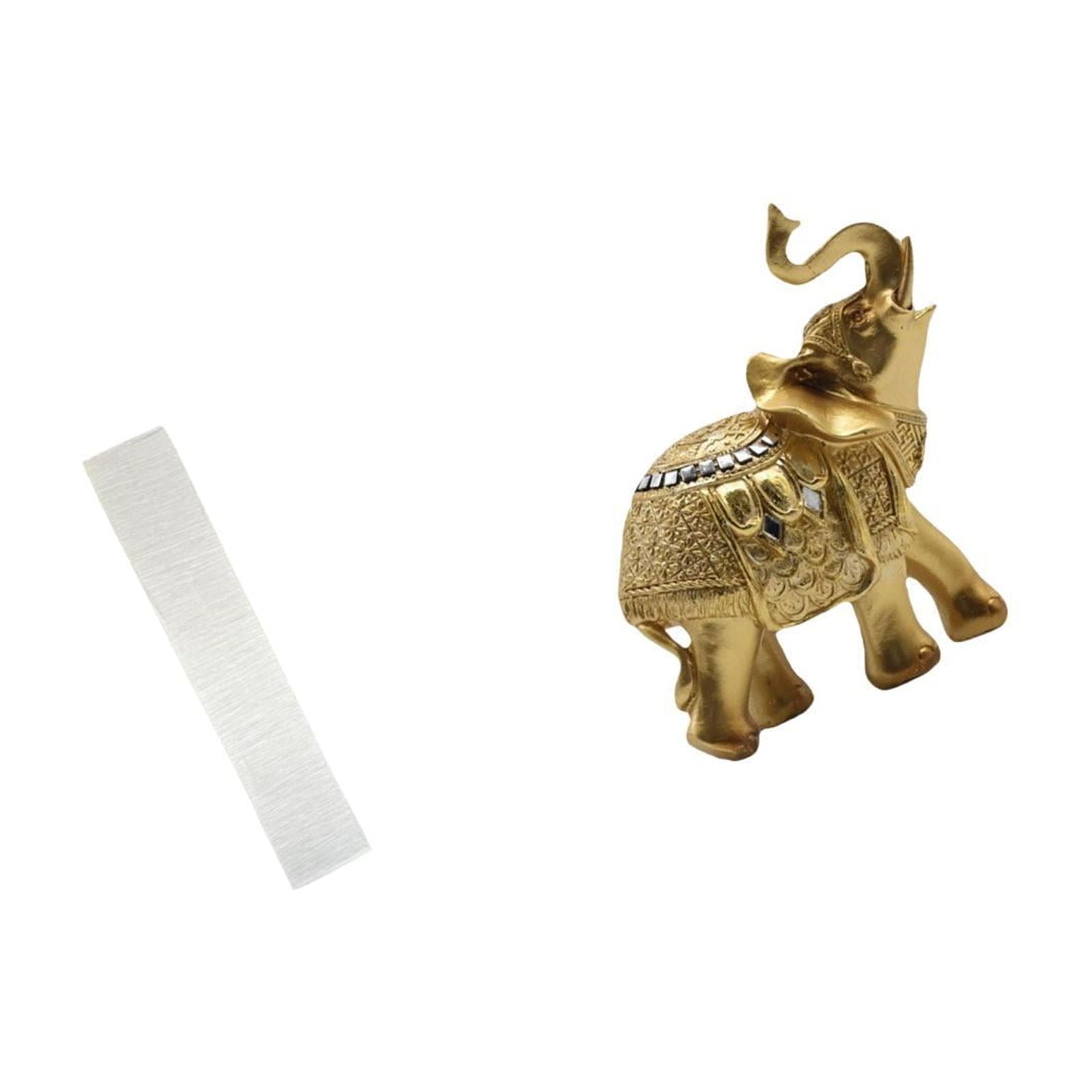 CarpNettore Elegant Elephant Floor Lamp Shade Sculpture Cozy Living Room Decor with Animal Art Resin Figurine for Bedroom Desk and Home
