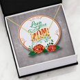 thumbnail image 1 of Love You Mom Mom Gift Scripted Love Necklace Stainless Steel Message Card Gift, 1 of 7