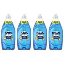 Dawn Ultra Dishwashing Liquid Dish Soap Original Scent Concentrated 19.4 fl oz, 4-Pack