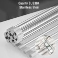 thumbnail image 3 of Dish Rack, Dish Rack, Draining Mat, Stainless Steel Triangular Folding Dish Rack For Kitchen Sink - Non-slip, Black, 3 of 3