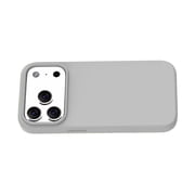 Minimalist Silicone Case for iPhone 17 Pro Max - Gray