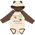 thumbnail image 3 of Inktastic Someone in Wyoming Loves Me Boys or Girls Long Sleeve Baby Bodysuit, 3 of 5