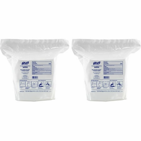 PURELL®, GOJ911802, Sanitizing Wipes, 2400 / Carton, White