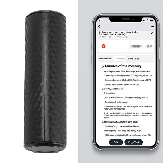 Voice Recording Device, AI Voice Recorder Quick Transcription Real Time Translation for Work 8G,16G,32G,64G,128G